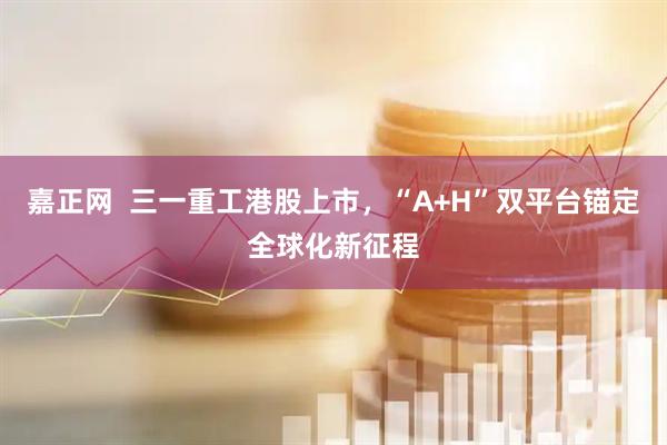 嘉正网  三一重工港股上市，“A+H”双平台锚定全球化新征程